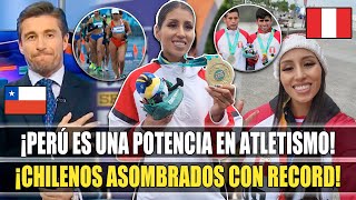 ¡NO PUEDEN CREER RECORD DE PERUANA CHILENOS MARAVILLADOS CON HAZAÑA DE KIMBERLY GARCIA EN ATLETISMO [upl. by Caine]