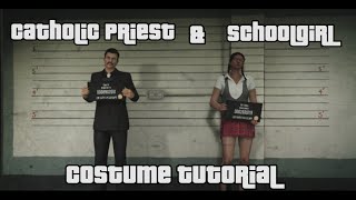 GTA Online Priest amp Catholic Schoolgirl tutorial [upl. by Ydor]