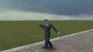 Garrysmod  Gman Singing In The Rain [upl. by Nilyak]