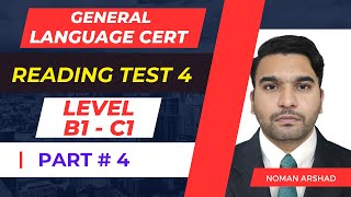 General Language Cert Reading Test 4  Part 4  For Level B1 to C1  SELT Reading Test [upl. by Latsyrhc]