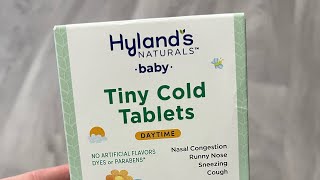 Helping toddlers overcome cold symptoms with Tiny Cold Tablets from Hyland’s Natural Baby ad [upl. by Battat]