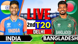 India vs Bangladesh 2nd T20  Live Cricket Match Today  IND vs BAN Live Match Today  IND vs BAN [upl. by Lerak]