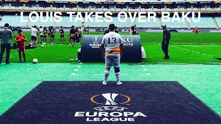 LOUIS TAKES OVER BAKU WITH KIA  EUROPA LEAGUE FINAL  100 PERCENT CHELSEA ON TOUR [upl. by Beshore]