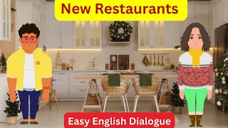 New Restaurants  Dialogues of New Restaurants  English Dialogues easy english dialogues [upl. by Neiht]