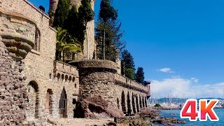 Walk around the Garden of the Mandelieu La Napoule Castle in the South Of France frenchriviera 🇫🇷 [upl. by Vories]