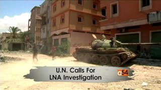 The United Nations Calls for Libyan National Army Investigation [upl. by Auod]