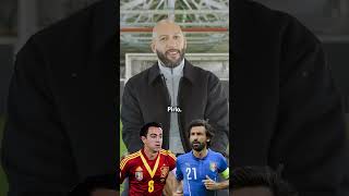 Italy Spain Combined XI  Pirlo vs Xavi ft Tim Howard  BetMGM [upl. by Bordiuk]