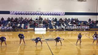 Goessel HS Cheerleaders Halftime Performance [upl. by Dirgis733]