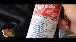 Sea Foam  PCV Valve Gas Tank Oil Tank  Part 1 [upl. by Ennairrac]