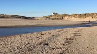 Traeth Crigyll Beach at Rhosneigr on Anglesey February 2018 [upl. by Aiek]