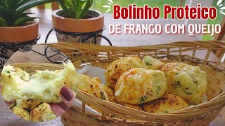 BOLINHO COM QUEIJO NA AIR FRYER APENAS 4 INGREDIENTES [upl. by Sonafets]