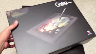 Wacom CintiQ 13HD Unboxing [upl. by Pokorny396]