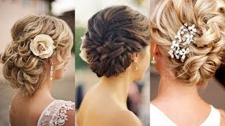 15 Glamorous Wedding Updos [upl. by Ahsiniuq502]