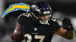 JK Dobbins Highlights 🔥  Welcome to the Los Angeles Chargers [upl. by Oneill]