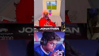 JONATHAN with LoLzZz INCREDIBLE 1V3 CLUTCH 😱🔥 HACKER OR WHAT jonathangaming jonathan1v4 bgmi [upl. by Elleahcim]