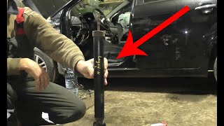 How to check the shock absorber oil and gas [upl. by Avlasor]