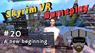 Skyrim VR Gameplay with Mods 20  A new beginning [upl. by Desirea]