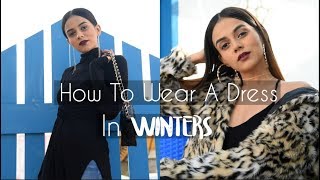 How To Wear A Dress In Winters  One Dress 5 Ways  Komal Pandey [upl. by Anetta]