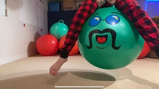 Christmas bouncing on my favorite waliki hopper ball [upl. by Aziul]