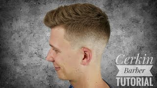 HAARSCHNITT TUTORIAL 2018  Textured Haircut   SKIN Fade Tutorial [upl. by Crandale980]