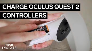 How To Charge Oculus Quest 2 Controllers [upl. by Eedahs5]