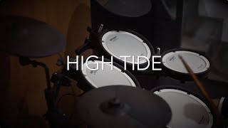 【DRUM COVER】 High Tide  Moona Hoshinova  Hololive [upl. by Assiram838]