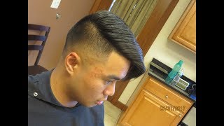 side swept under cut fade aka Pompadour [upl. by Wiseman940]