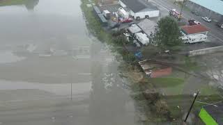 Drone Footage  Flooding aftermath in Silvana Washington [upl. by Brenk]