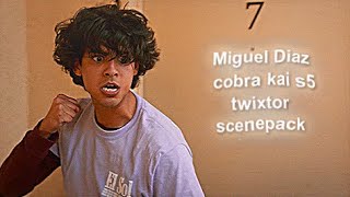 Miguel Diaz cobra kai s5 twixtor scenepack [upl. by Theobald]