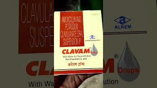 CLAVAM Drops Clavam drops in bengali review Benefits  Dous Mrp sideeffectsBest Antibiotice [upl. by Lanette]