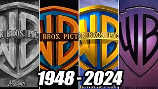 Evolution of Warner Bros logo  19482024 [upl. by Sybila]