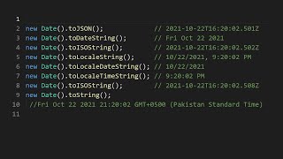 How to format Datetime in JavaScript [upl. by Amilb441]