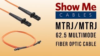 MTRJMTRJ 625125 Multimode Duplex Fiber Patch Cable  OM1 [upl. by Yelroc]