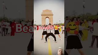 India gate dance dance love song cute shots haryanvi [upl. by Adikram]