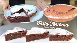 TORTA TENERINA al CIOCCOLATO FONDENTE tipica Ferrarese [upl. by Akenet]