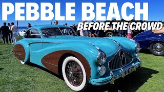 Pebble Beach Concours dElegance 2024  Complete Tour of All Cars on the Field Before the Crowds [upl. by Aened]