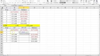 How to Calculate the Payback Period and the Discounted Payback Period on Excel [upl. by Noiek402]