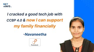 Navaneethas Journey Unlocking a Successful Tech Career with NxtWaves Intensive 20 Program 🚀 [upl. by Arreyt826]