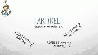 Der Artikel  Deutsch  Grammatik [upl. by Irakab197]