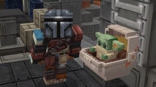 Minecraft Star Wars Mashup Pack Tour  Arvala 7 Grogu Location  Kuills House [upl. by Petrick]