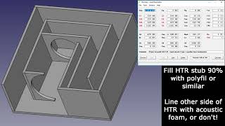 EXPERIMENTAL 10 Inch Paraflex BandPass Subwoofer Design  Free Design  CAD Model  HornResp  Sheet [upl. by Sherrod749]