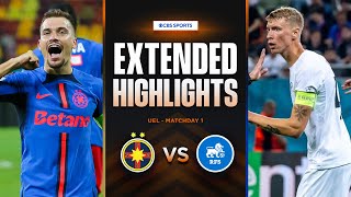 FCSB vs RFS Extended Highlights  UEL League Phase MD 1  CBS Sports Golazo  Europe [upl. by Ained]