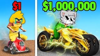 MOTO de 1 vs MOTO de 1000000 en GTA 5 [upl. by Enitnelav]