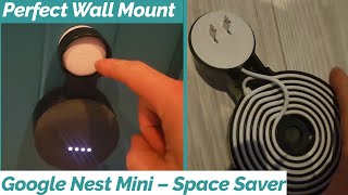 Wall Mount for Google Home Mini  Tidy Wall Mount Holder Outlet Mount for Mini Google Gen 1amp2 [upl. by Nillad119]