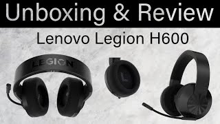 Unboxing the Lenovo Legion H600 Wireless Gaming Headset  Review 2023 [upl. by Sherwin50]