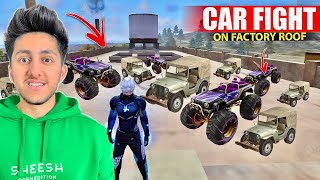 Car Fight On Factory Roof Free Fire Funny Custom Room Gameplay 😂  Garena Free Fire [upl. by Graniela]