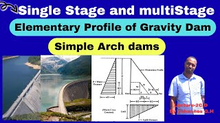 Design of gravity dam profile stabilizing and heightening of dam arch dam [upl. by Etnomed]