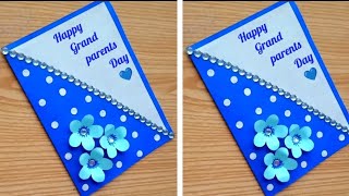 Easy Grandparents Day Card  How To Make Grandparents Day Card  Happy Grandparents Day Card 2023 [upl. by Tatman]