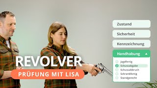 Waffenhandhabung eines Revolvers Smith amp Wesson  Sicher zur Jägerprüfung [upl. by Seton]