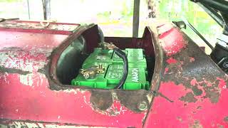 Massey Ferguson MF 135 D Tractor Amaron Battery Assembly  Cold Start [upl. by Pirali]